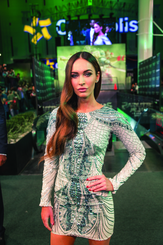 Latin American Premiere Of "Teenage Mutant Ninja Turtles" MEXICO CITY, MEXICO - JULY 29: Actress Megan Fox attends the Latin American Premiere of Paramount Pictures' "TEENAGE MUTANT NINJA TURTLES" at Cinepolis Acoxpa, on July 29, 2014 in Mexico City, Mexico. (Photo by Lucian Caapellaro / Paramount Pictures International)