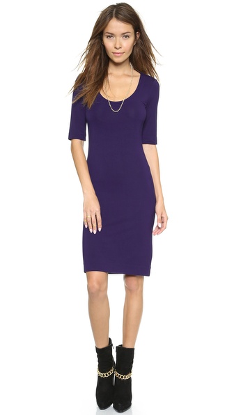 Diane von Furstenberg Raquel Scoop Neck Dress in purple haze!