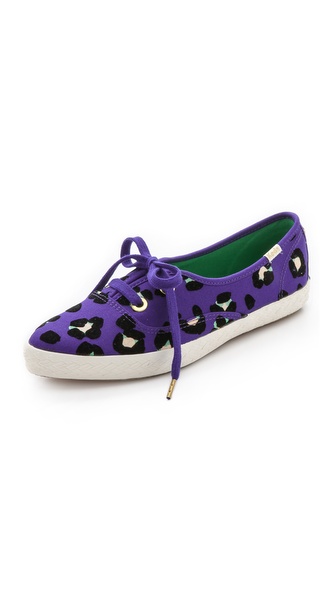 Kate Spade New York Keds for Kate Spade Pointer Cheetah Sneakers in Emperor Blue