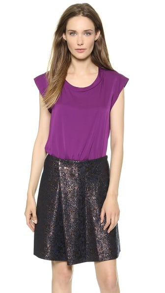 3.1 Phillip Lim Silk Muscle Tee in Orchid