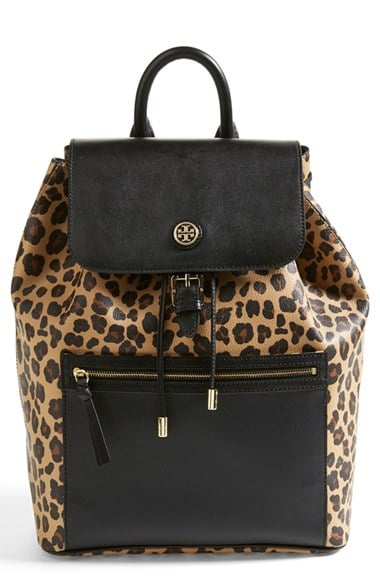Tory Burch 'Kerrington' Backpack in Ocelot and Black