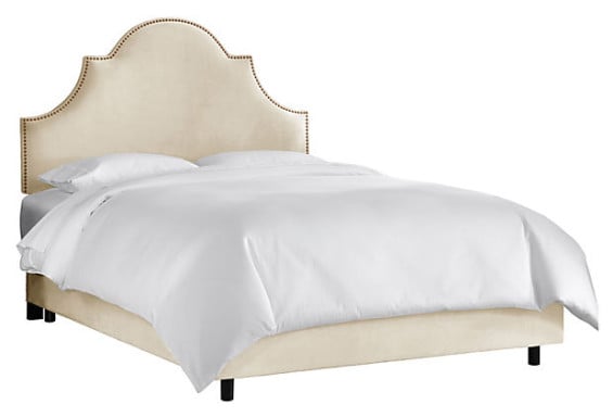 SWEET DREAMS Langley Upholstered Bed, Ivory