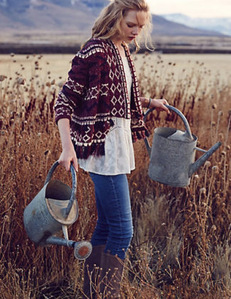 Moth Fringed Veras Cardigan Anthropologie Candace Rose