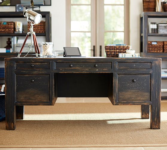 DAWSON LARGE DESK. Pottery Barn