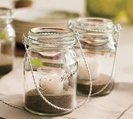 HANGING MASON JAR. Pottery Barn