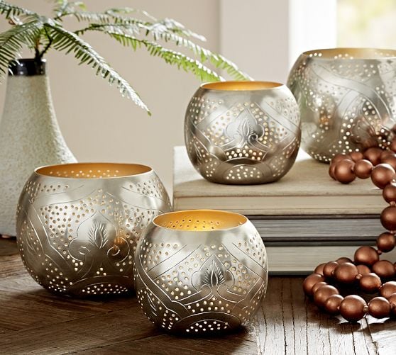 SALIMA VOTIVE CANDLE HOLDER. Pottery Barn