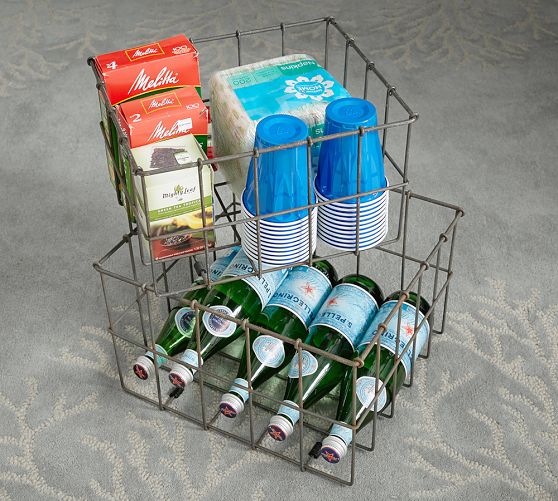 SAMANTHA WIRE BASKETS. Pottery Barn 