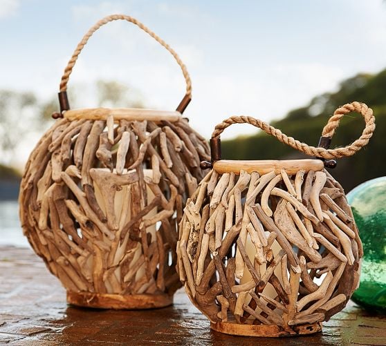 DRIFTWOOD LANTERN. Pottery Barn