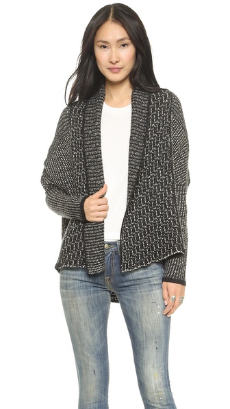 Velvet Kiana Cardigan in Black