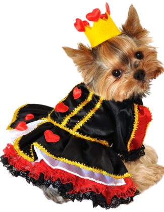 Anit Accessories 12-Inch Royal Queen of Hearts Dog Costume, Small