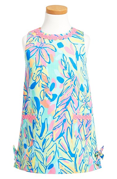 Lilly Pulitzer® 'Little Lilly Classic' Print Shift Dress (Toddler Girls) in Multi