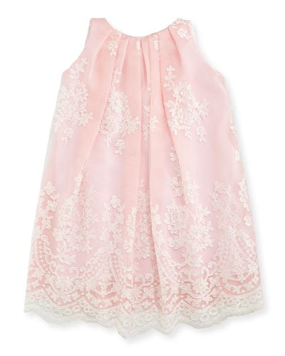 Helena Sleeveless Lace Dress, Pink
