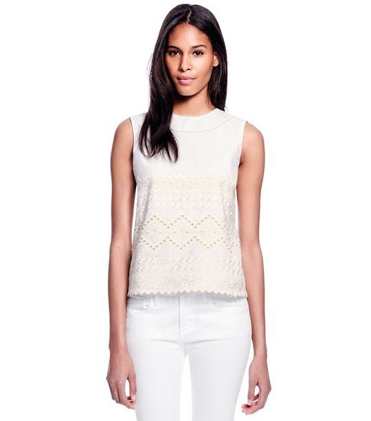 Tory Burch seraphina TOP in White