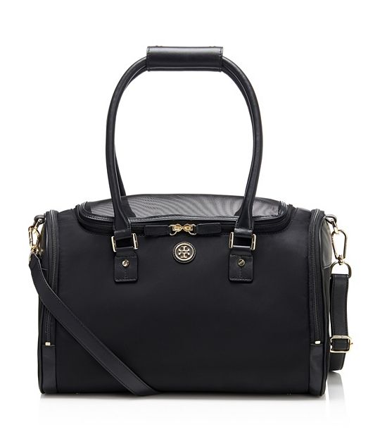 Tory Burch nylon DOG CARRIER in Black