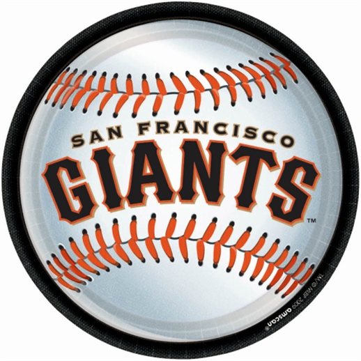 San Francisco Giants 18-Pack 9" Plates