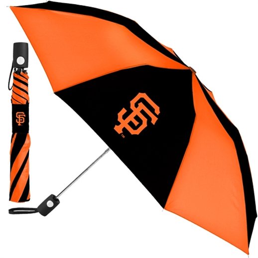 WinCraft San Francisco Giants 42'' Folding Umbrella - Orange/Black