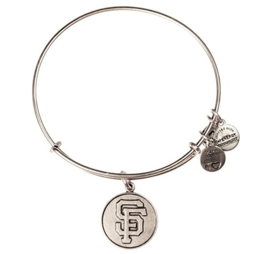Alex and Ani San Francisco Giants Women's Silver Logo Bracelet
