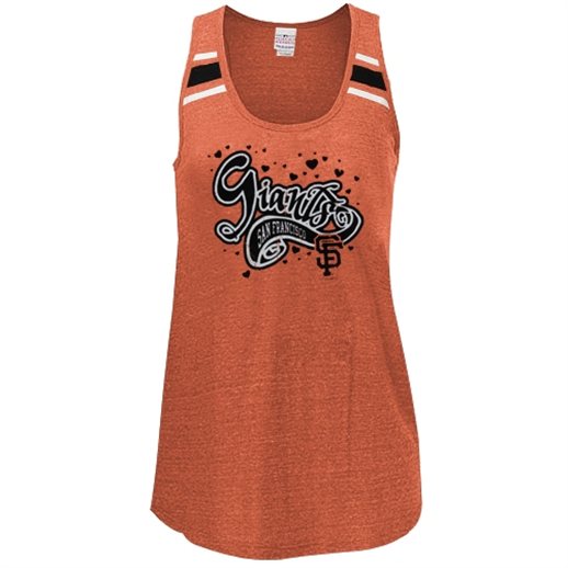 San Francisco Giants Ladies Love Tank Top - Orange