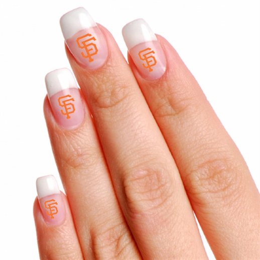 San Francisco Giants 4-Pack Temporary Nail Tattoos