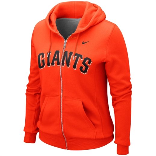 Nike San Francisco Giants Women's Orange Classic Full Zip Hoodie
