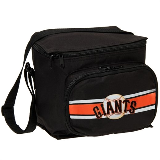 San Francisco Giants Sideline Front Zip Lunch Cooler - Black