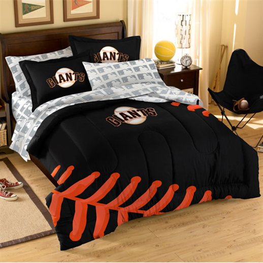 San Francisco Giants 7-Piece Full Size Bedding Set