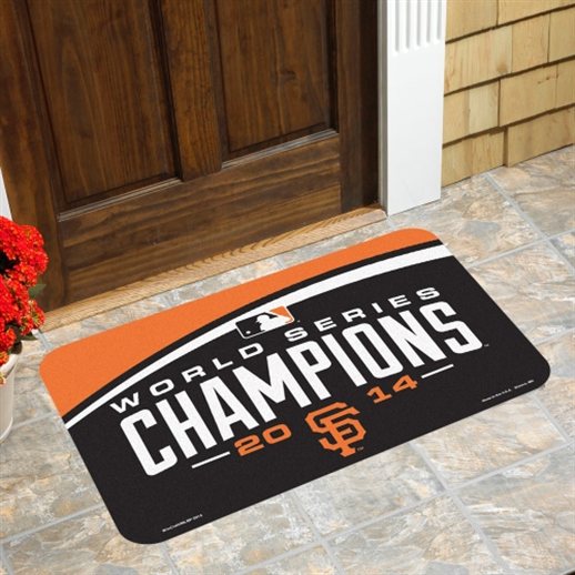 WinCraft San Francisco Giants 2014 World Series Champions 20" x 30" Welcome Mat