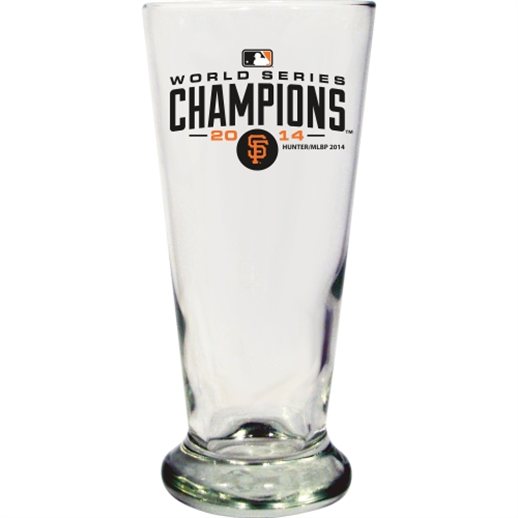 San Francisco Giants 2014 World Series Champions 16.5oz. Pilsner Glass