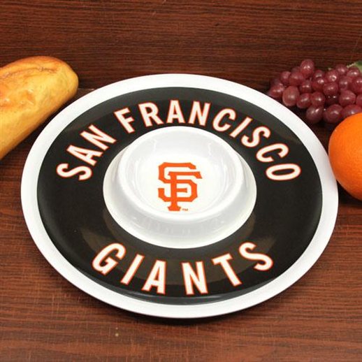 San Francisco Giants 12" Melamine Chip & Dip Tray