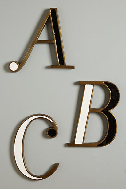 Hanging Monogram Letter. Anthropologie Black Friday sale