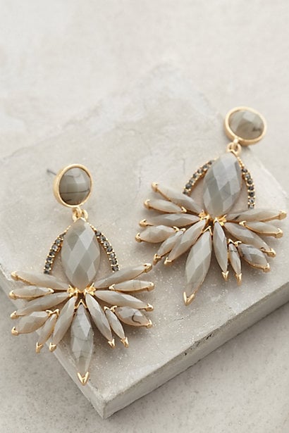 Stalasso Earrings in Grey. Anthropologie