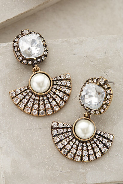 Fanned Moonlight Pear Drops by BaubleBar x Anthropologie