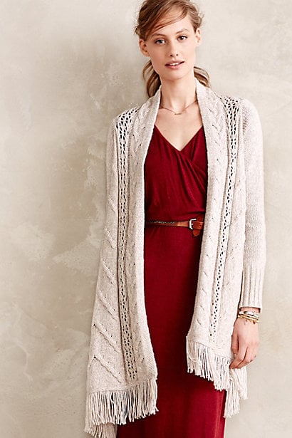 Anais Cardigan by Angel of the North in Grey. Anthropologie