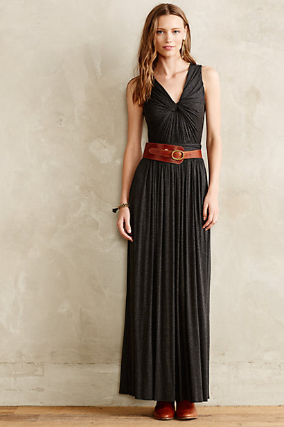 Knotted Maxi Dress by Bailey 44 in Dark Grey. AnthropologieKnotted Maxi Dress by Bailey 44 in Dark Grey. Anthropologie