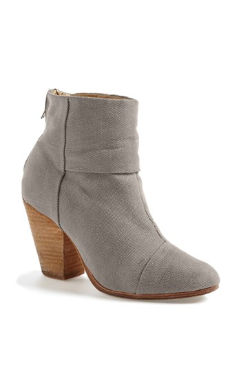 rag & bone 'Newbury' Bootie in Grey Canvas
