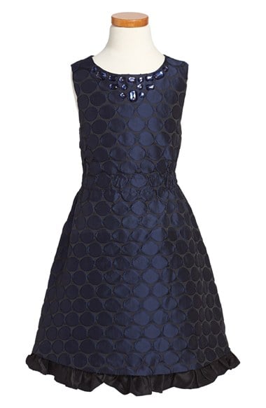 ABS by Allen Schwartz 'Ciara' Sleeveless Dress (Big Girls) in Blue/Black