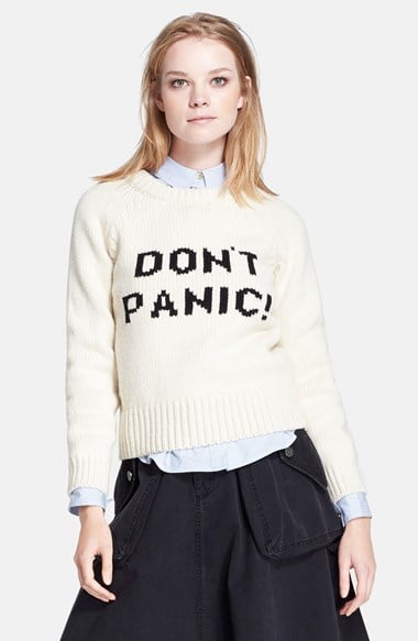 MARC BY MARC JACOBS 'Don't Panic' Merino Wool Sweater