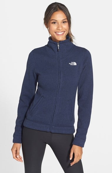 The North Face 'Crescent Sunset' Full Zip Jacket in Montague Blue Heather. Nordstrom Clearance Sale