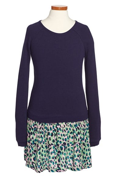 Splendid Leopard Mix Flutter Dress (Big Girls)