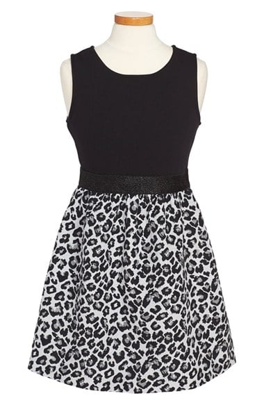 Jessica Simpson 'Brie' Leopard Tank Dress (Big Girls)