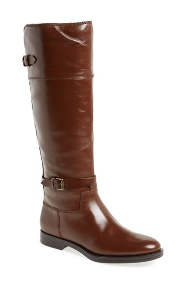 Enzo Angiolini 'Eero' Leather Boot (Women) in Walnut