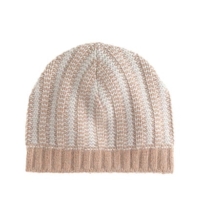 J.Crew DIAMOND STITCH BEANIE item b5141 in Saddle Dusk