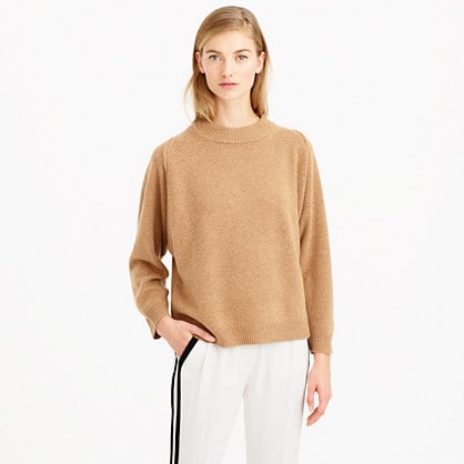 J.Crew COLLECTION CASHMERE DOLMAN SWEATER item b6330 in Heather Acorn