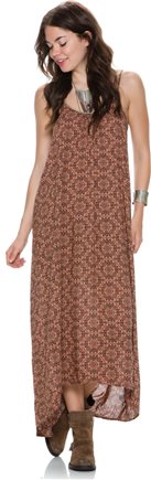 SWELL CASTLE PRINTED MAXI DRESS