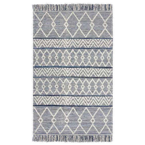 PBteen Denim Dreams Rug Blue Pottery Barn Teen sale