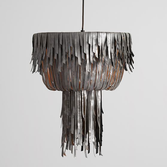 PBteen Metallic Suede Chandelier pottery barn teen sale