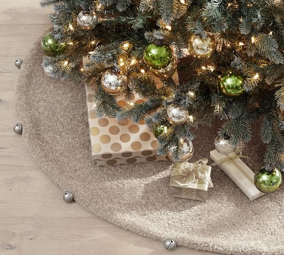 Pottery Barn Cozy Teddy Tree Skirts pottery barn sale