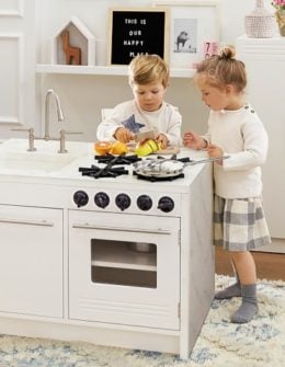 Pottery Barn Kids Marble Kitchen Sink & Stove retro kitchens sale
