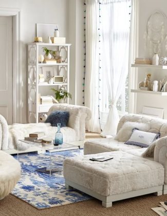 Pottery Barn Teen Build Your Own - Cushy Roll Arm Sectional PB Teen buy more save more sale