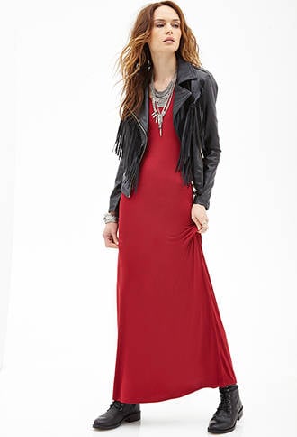 Long-Sleeved Maxi Dress. Forever 21